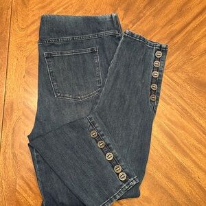 Soft Surroundings Classic Women’s Pull-On Denim Jeans Size XL Casual